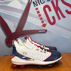 Under Armour Harper 9 Pro USA TPU Baseball Cleats (3027439-100) Men’s Size 13